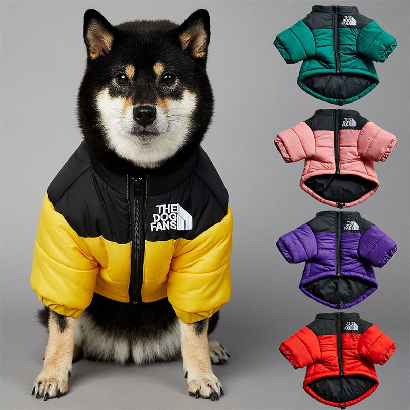 Dog Face Puffer Coat