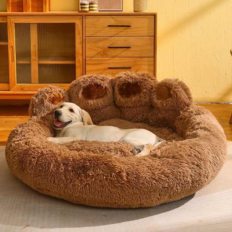 Cute Bear Paw Shape Pet Bed