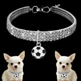 Bling Crystal Dog Collar Diamond Puppy Pet Shiny Full Rhinestone Necklace Collar Collars