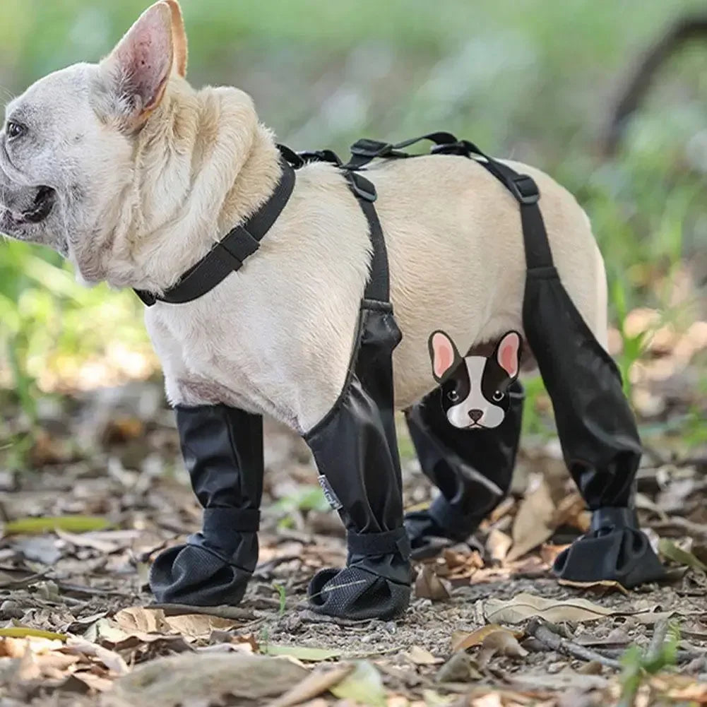 Adjustable Connected Dog Boots - Ultimate Paw Protection