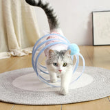 -play Cat Hunting Spiral Tunnel Toy