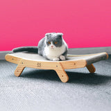 Wooden Cat Scratch Bed